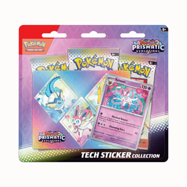 Pokemon Prismatic Evolutions Tech Sticker Collection – Sylveon - bescards.nl