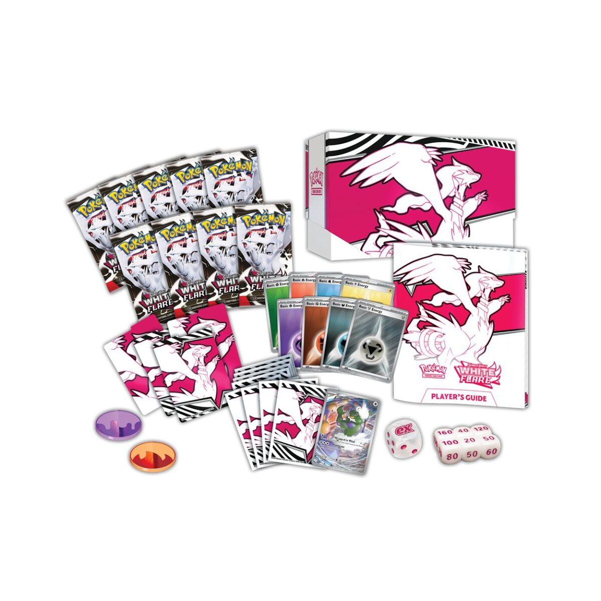 White-Flare-Elite-Trainer-Box-inhoud White Flare Elite Trainer Box (SV10.5 – Engels) - Afbeelding 3