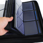 Rebinder - Zwarte Toploader Binder – 9-Pocket PU Leather (Voor 216 Kaarten) - Afbeelding 2