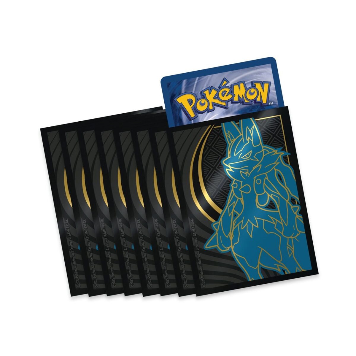 Mega-Evolution-Elite-Trainer-Box-Lucario-sleeves Mega Evolution Elite Trainer Box – Lucario (Engels) - Afbeelding 3
