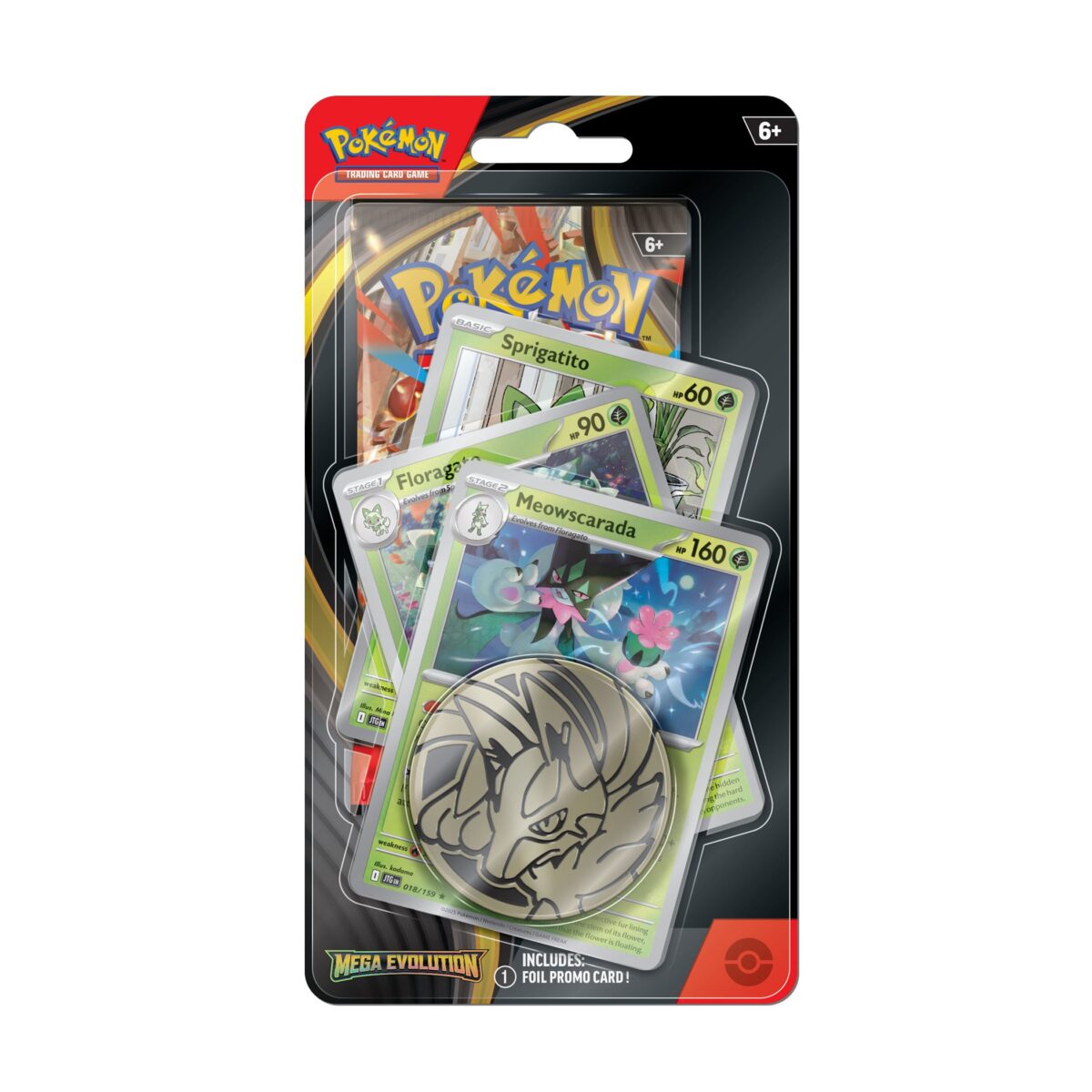 Mega-Evolution-Premium-Checklane-Blister-Meowscarada Mega Evolution Premium Checklane Blister – Meowscarada (Engels) - Afbeelding 1